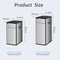 Large Capacity Smart Trash Can, Automatic Sensor, Stainless Steel Garbage Bin for Kitchen