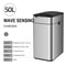 Smart Trash Can Stainless Steel Waste Bin for Kitchen, High Garbage Bin Wastebasket