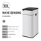 Smart Trash Can Stainless Steel Waste Bin for Kitchen, High Garbage Bin Wastebasket