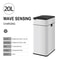 Smart Trash Can Stainless Steel Waste Bin for Kitchen, High Garbage Bin Wastebasket