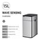 Smart Trash Can Stainless Steel Waste Bin for Kitchen, High Garbage Bin Wastebasket