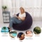 PVC Lounger Seat, Large Lazy Inflatable Sofa Chairs, Bean Bag Sofas, Pouf Puff Couch for Tatami & Living Room