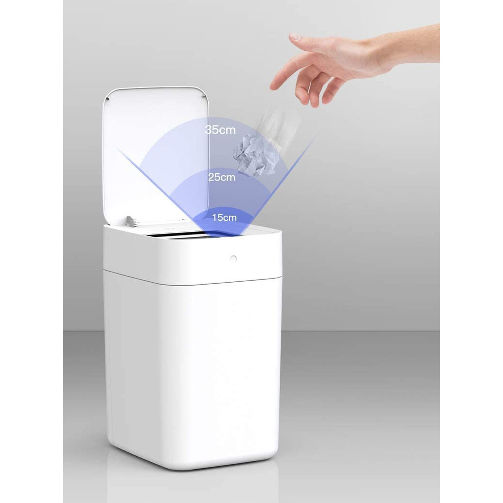 Townew Automatic Kitchen Garbage Bin Waterproof Smart Sensor Bin With Lid Sensing Bathroom Garbage 0