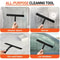 Streak Free Cleaning With Matte Black Silicone Squeegee For Glass Bathroom Shower Doors Mirrors Til 4