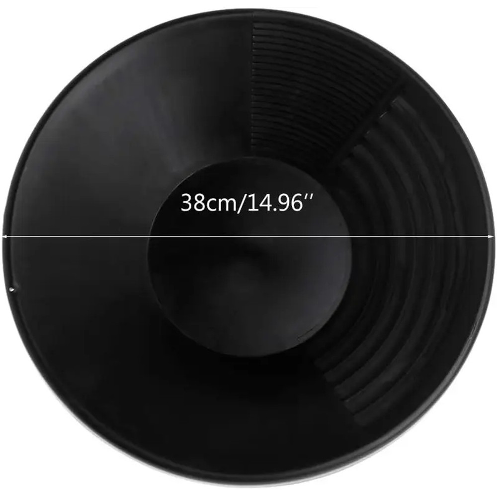 Gold Panning Equipment, Plastic Gold Pan Basin Nugget Mining, River Dredging Prospecting Tool