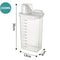 Clear Laundry Detergent Dispenser Box, Refillable Storage Container, Softener Bleach Liquid with Scale for Easy
