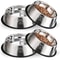 Dog Food Bowl, Stainless Steel Pet Bowl, Multi-Specification Feeding Bowl