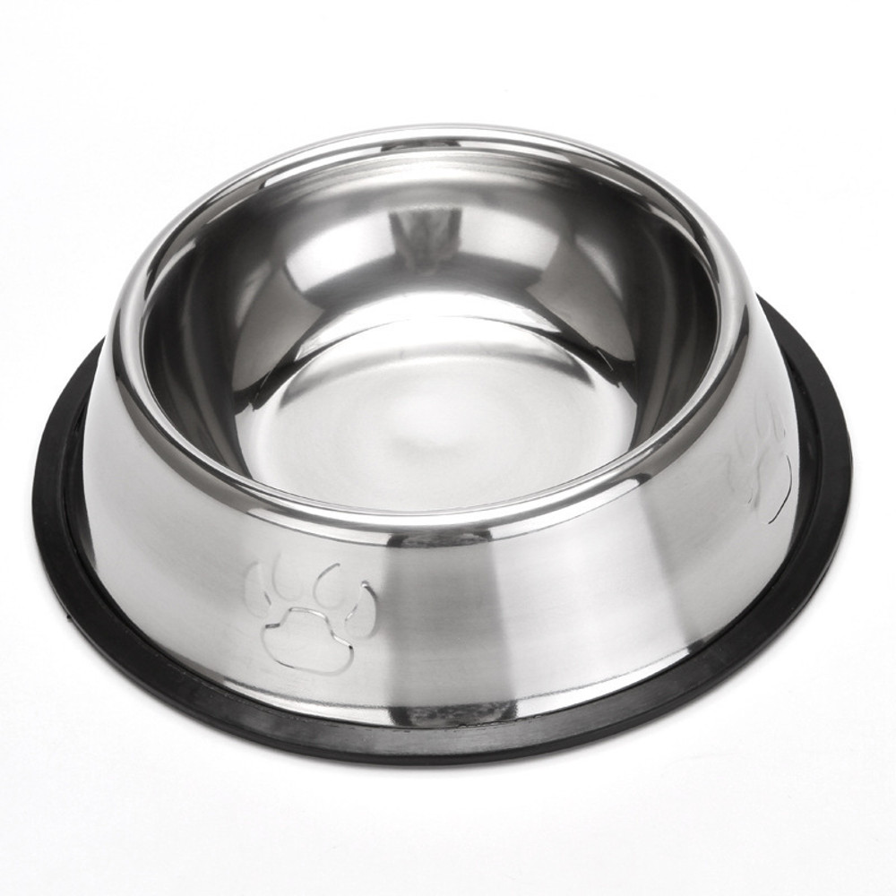 Dog Food Bowl, Stainless Steel Pet Bowl, Multi-Specification Feeding Bowl