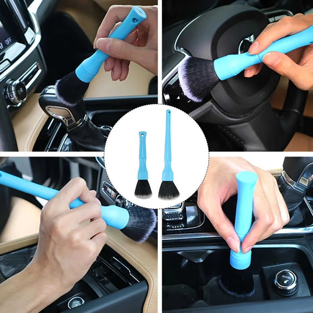 Super Soft Auto Interior Detail Brush, Car Ultra Soft Detailing Brush, Car Dashboard Dust Sweeping Brush With Synthetic