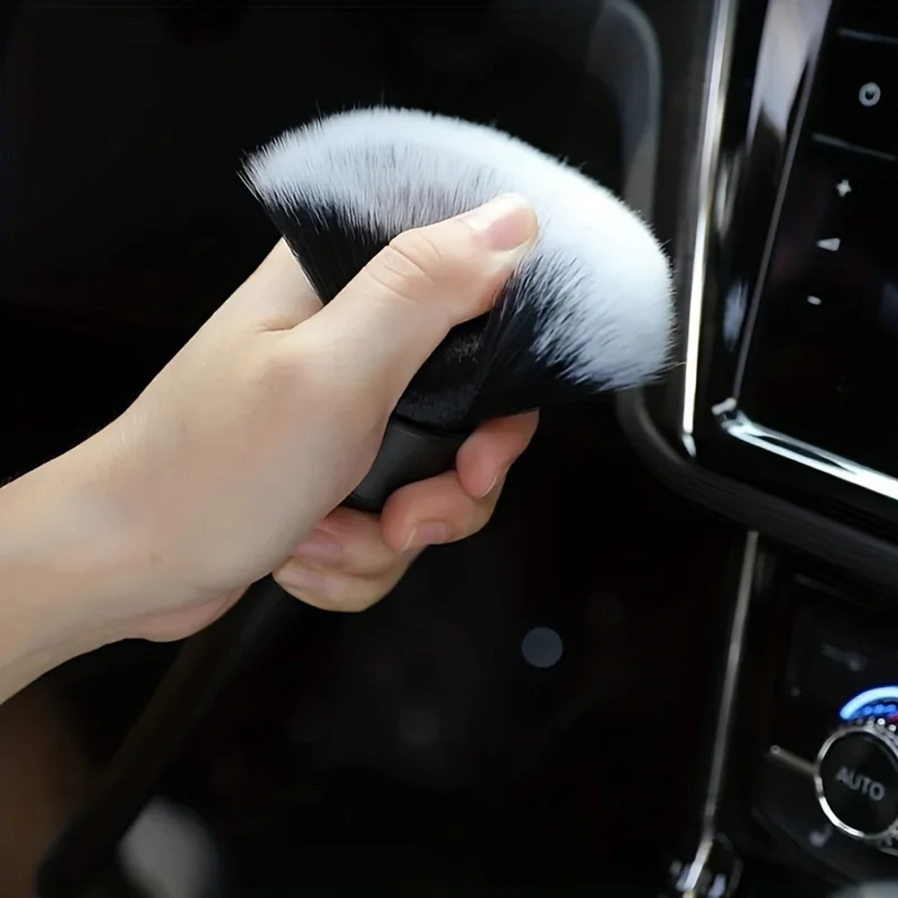 Super Soft Auto Interior Detail Brush, Car Ultra Soft Detailing Brush, Car Dashboard Dust Sweeping Brush With Synthetic
