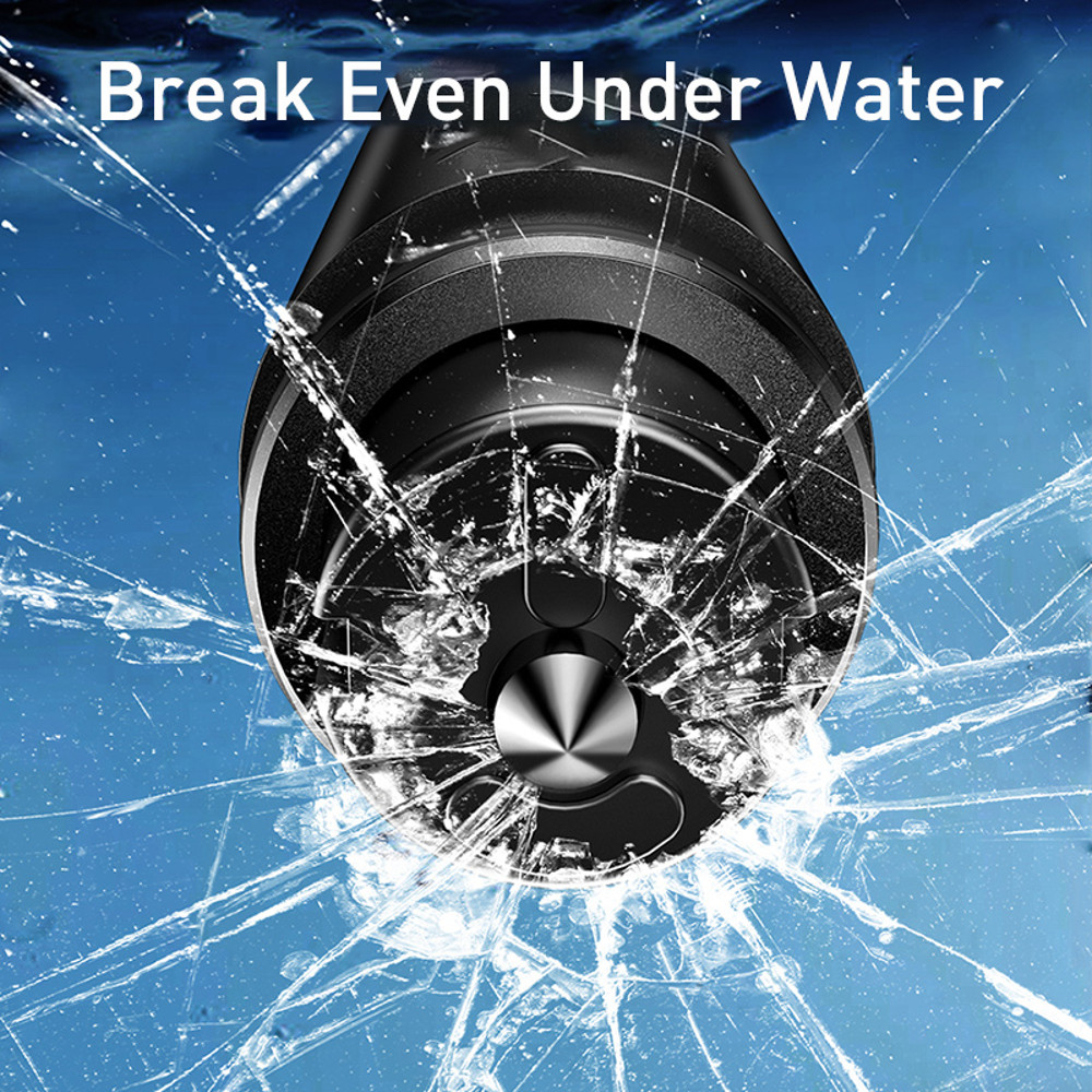 Auto Life Saving Escape Tool Kit, Safety Hammer Seat Belt Cutter, Baseus Car Window Glass Breaker Emergency Accessories