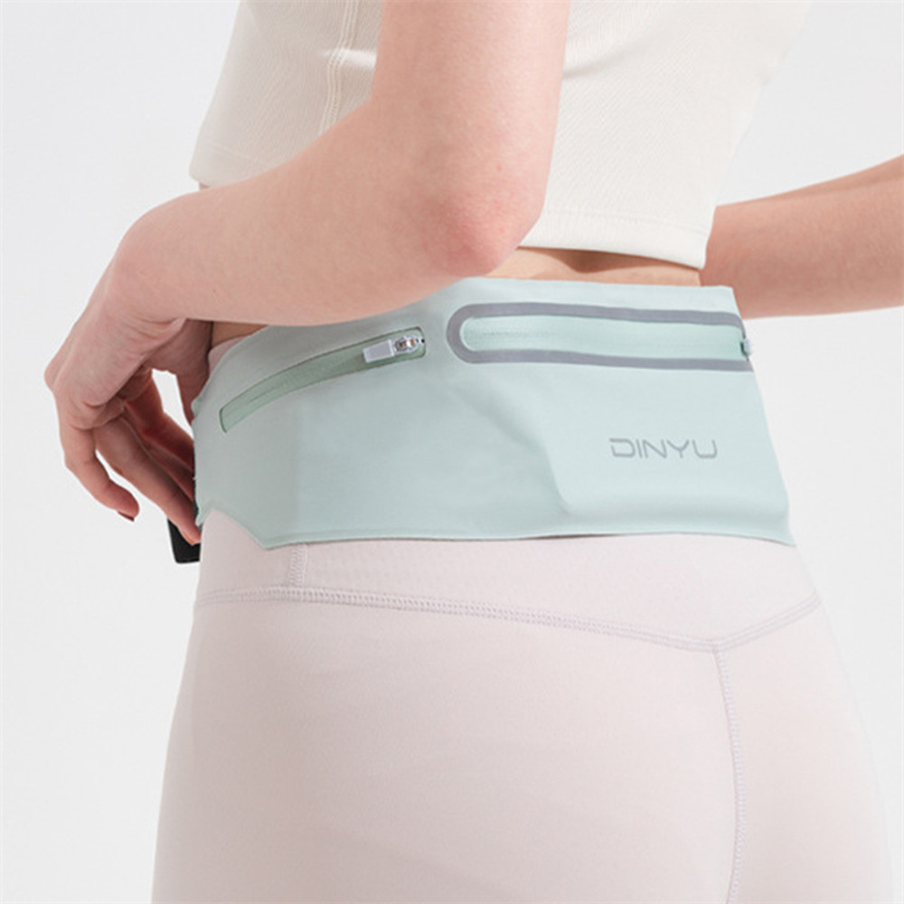 Running Pouch Belt Portable, Sports Waist Pack Fanny Pack Wallet Adjustable, Phone Holder Men Women Gym Bum Bag