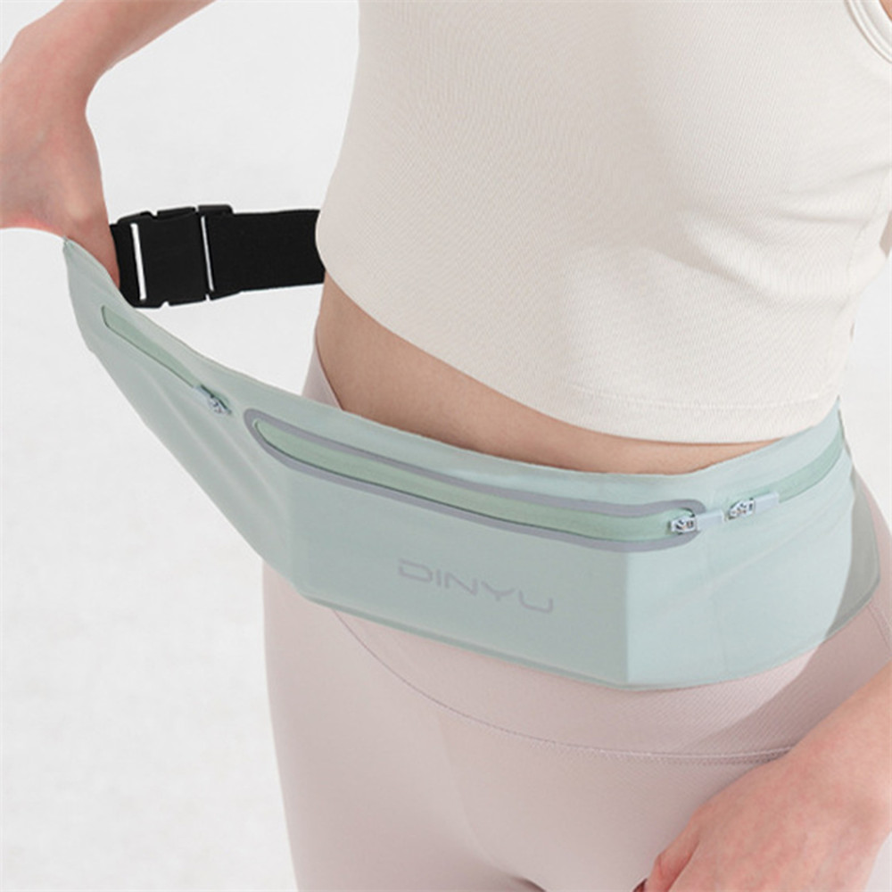 Running Pouch Belt Portable, Sports Waist Pack Fanny Pack Wallet Adjustable, Phone Holder Men Women Gym Bum Bag