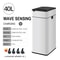 Smart Trash Can, Stainless Steel Garbage Bin, Large Kitchen Garbage Cube, Automatic Home Dustbin, Liters Wastebasket