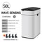 Smart Trash Can, Stainless Steel Garbage Bin, Large Kitchen Garbage Cube, Automatic Home Dustbin, Liters Wastebasket