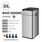 Smart Trash Can, Stainless Steel Garbage Bin, Large Kitchen Garbage Cube, Automatic Home Dustbin, Liters Wastebasket