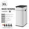 Smart Trash Can, Stainless Steel Garbage Bin, Large Kitchen Garbage Cube, Automatic Home Dustbin, Liters Wastebasket