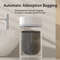 Sensor Trash Can with Lid Trash Bin Two-way Narrow Slit Toilet Garbage Bin Kitchen Automatic Bagging Adsorption
