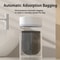 Sensor Trash Can with Lid Trash Bin Two-way Narrow Slit Toilet Garbage Bin Kitchen Automatic Bagging Adsorption