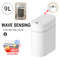 Sensor Trash Can with Lid Trash Bin Two-way Narrow Slit Toilet Garbage Bin Kitchen Automatic Bagging Adsorption