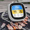 LCD Touchscreen Timer Smart Digital Meat Thermometer with Probe for BBQ Grill, Food Temperature Gauge Oven Cooking