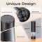Electric Automatic Pepper Salt Grinder Dual Chamber with Separate Grinding Heads USB Adjustable Mill for Kitchen Cooking