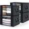 Foldable Blanket Storage, Large Capacity Clothes Storage Bag, Bedroom Closet Containers for Organizing
