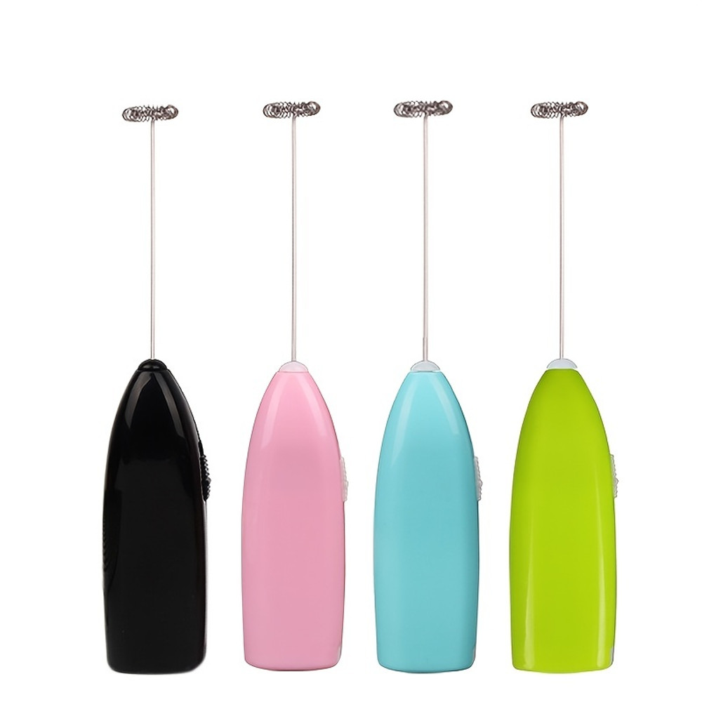 Mini Battery Powered Milk Frother Handheld Electric Egg Beater Coffee Drink Mixer For Kitchen Use 2