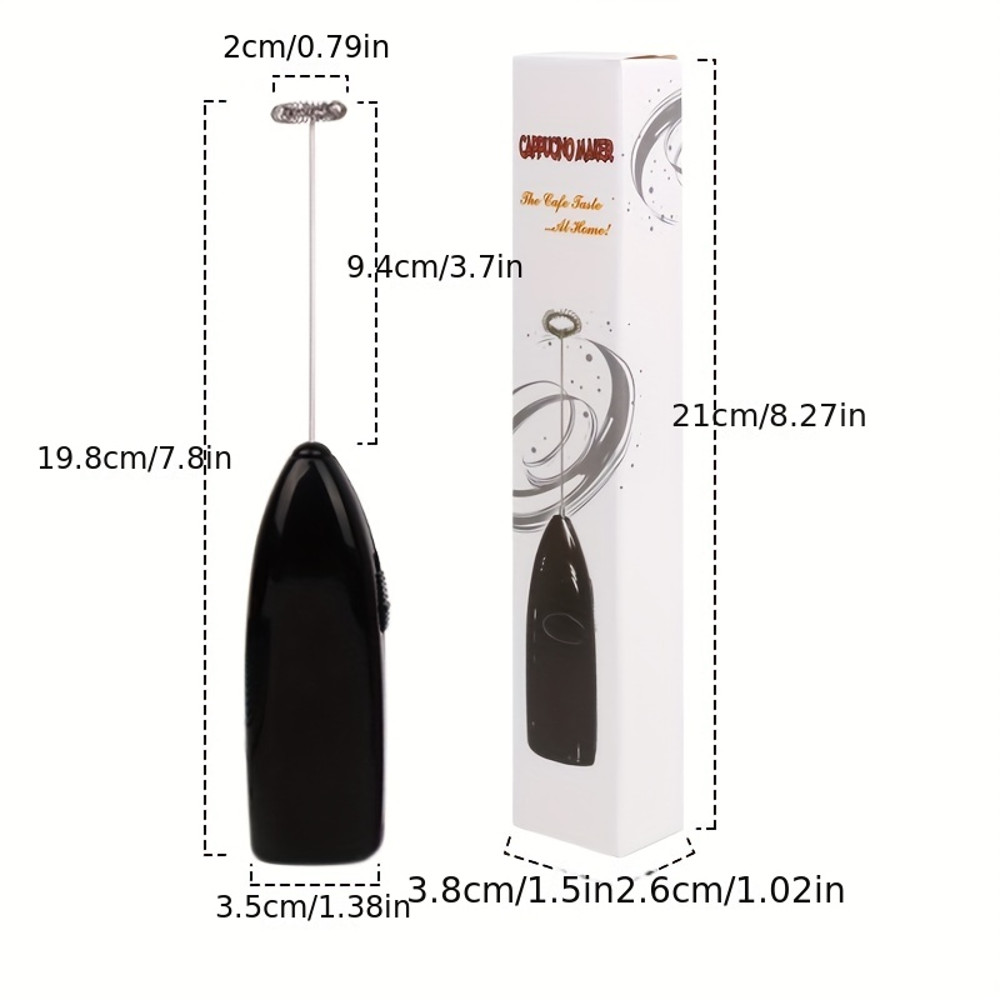 Mini Battery Powered Milk Frother Handheld Electric Egg Beater Coffee Drink Mixer For Kitchen Use 4