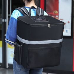 cooler bag refrigerator box, extra large thermal food bag, insulated fresh keeping food delivery backpack