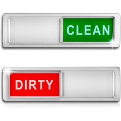 clean dirty sign, dishwasher magnet, strong magnet for kitchen, refrigerator room decor