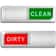 Clean Dirty Sign, Dishwasher Magnet, Strong Magnet for Kitchen, Refrigerator Room Decor