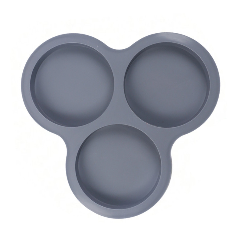 Silicone Egg Mold Air Fryer Egg Pan Reusable 3-Cavity Muffin Cake Baking Mould Kitchen Cooking Accessories