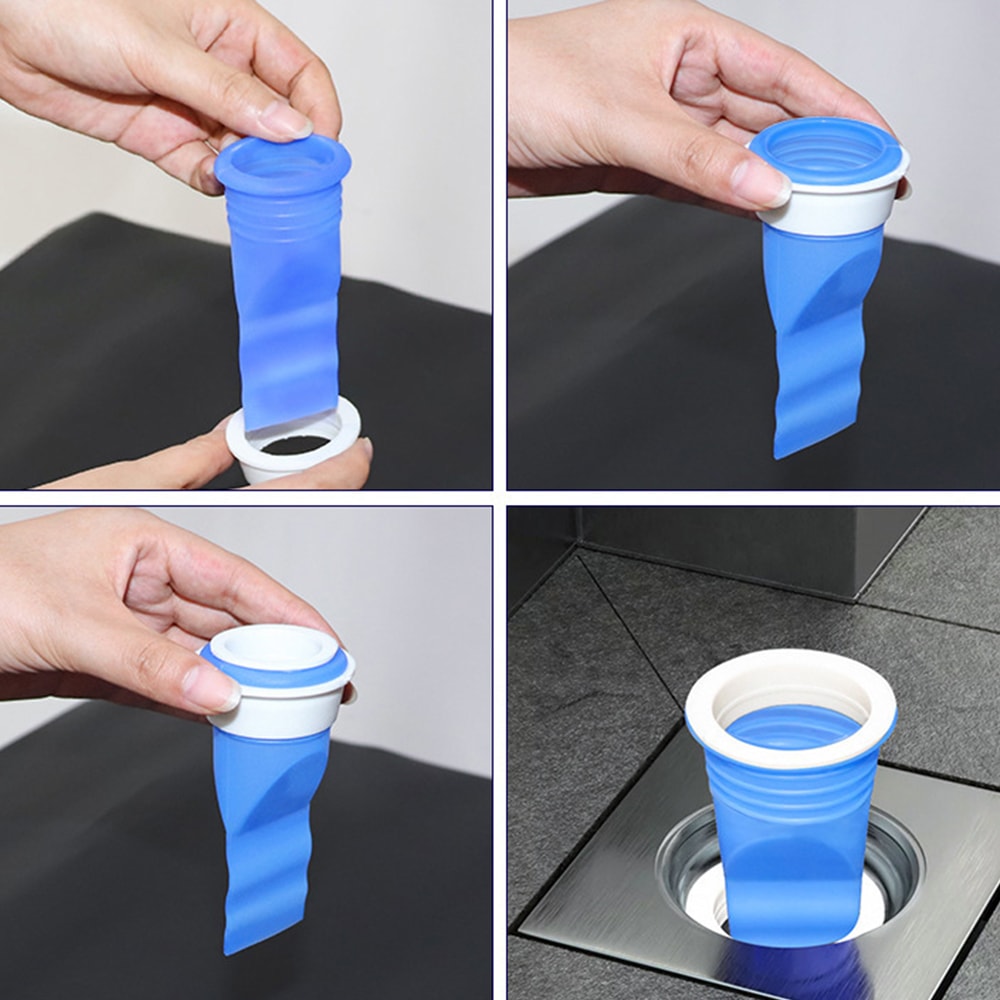 Anti Odor Silicone Floor Drain, Backflow Preventer Trap for Bathroom, Kitchen Sink Pipes