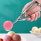 Stainless Steel Cookie Scoop with Trigger, Ice Cream Scoop for Fruit, Baking, Cupcake Dough