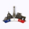 Eiffel Tower Paris Metal Fridge Magnet, France Travel Souvenirs Gift, Refrigerator Sticker Home Decor