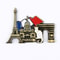 Eiffel Tower Paris Metal Fridge Magnet, France Travel Souvenirs Gift, Refrigerator Sticker Home Decor