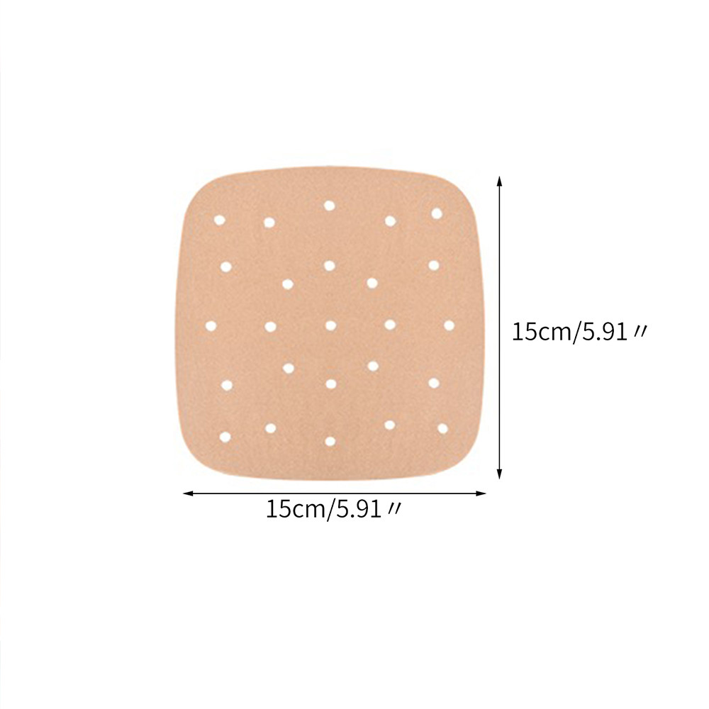 Non-Stick Air Fryer Parchment Paper Liners, Square Disposable Baking Paper Accessories