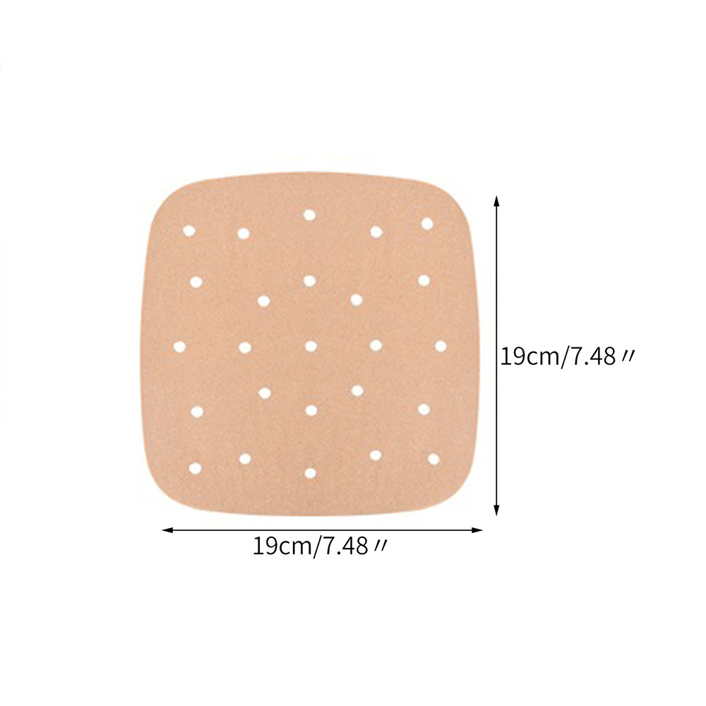 Non-Stick Air Fryer Parchment Paper Liners, Square Disposable Baking Paper Accessories