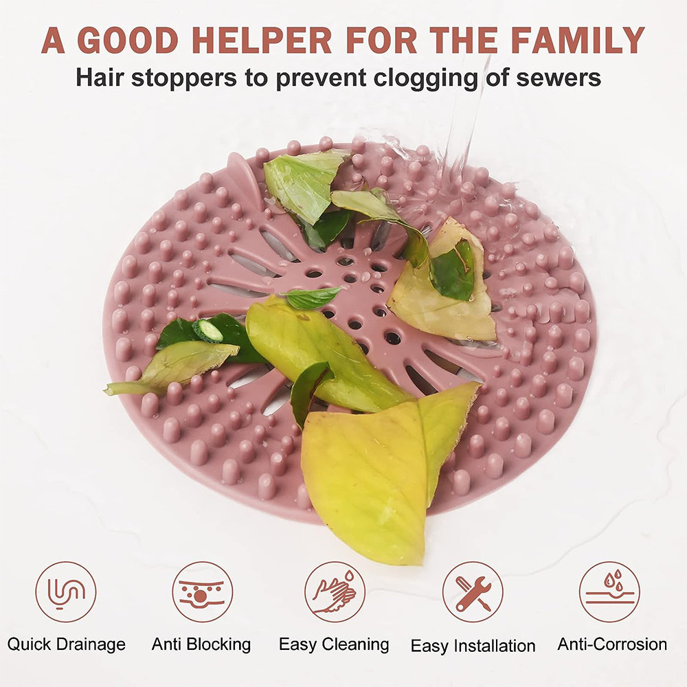 Hair Stopper Shower Drain, Kitchen Sink Anti-blocking, Bathroom Hair Sink Sewer Filter