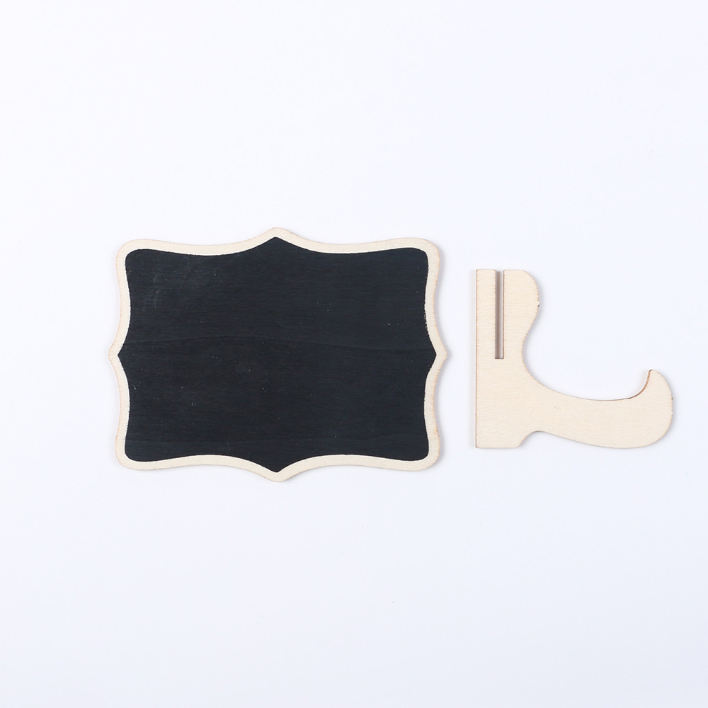 Wooden Chalkboards for Weddings, Mini Chalkboard Signs With Easel, Birthday Message Labels