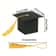 Graduation Cap Box with Tassel, Graduation Party Favors Gift Box