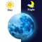 Wall Sticker For Kids Baby Room Glow In The Dark Moon Space Planet Wall Sticker Living Room Home De 2