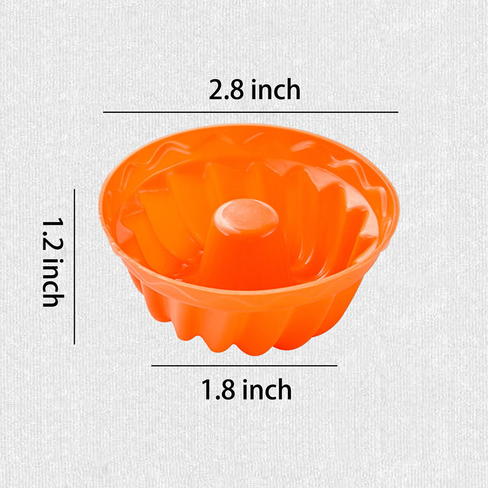 Muffin Cake Cups Silicone Cake Molds, Egg Tart Cupcake Dessert Baking Mold, Color Random Bakeware Tools