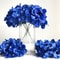 Blue Faux Hydrangea Bouque Artificial Hydrangea With Stem Flower For Wedding Party Home Decoration 0