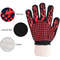 High Temperature Resistant BBQ Grill Gloves, Fireproof Barbecue Mitts, Non-Slip Oven Gloves