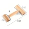 Premium Wood Rolling Pin with Handle, Kitchen Dough Roller for Pastry, Pizza, Pasta Baking