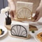 Stylish Napkin Organizer Stand with Wooden Base Metal Tissue Holder for Elegant Tabletop Decoration