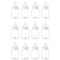 Plastic Candy Bottle Baby Shower Favor, Mini Feeding Bottle for Birthday Baby Bottle Gift Decor
