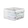 Foodgrade Egg Holder Refrigerator Egg Storage Box With Automatic Rolling Drawerstyle Egg Rack Doubl